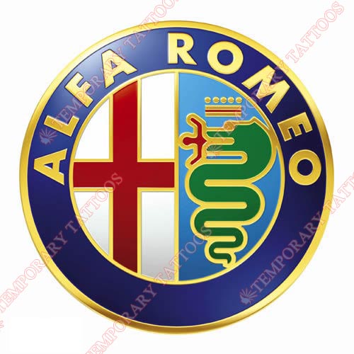 Alfa Romeo Customize Temporary Tattoos Stickers NO.2026